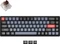 Keychron K6 Pro, PBT, schwarz/blaugrau, LEDs RGB, hot-swap, Keychron K Pro BROWN, USB/Bluetooth, US Vorschaubild