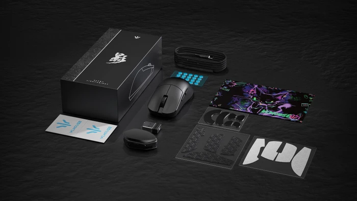 WLMouse Ying Wireless 8K Magnesium Gaming Mouse, schwarz, USB