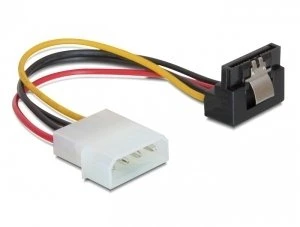 DeLOCK SATA-Stromadapter 4-Pin [IDE] auf 15-Pin [SATA] gewinkelt mit Arretierung