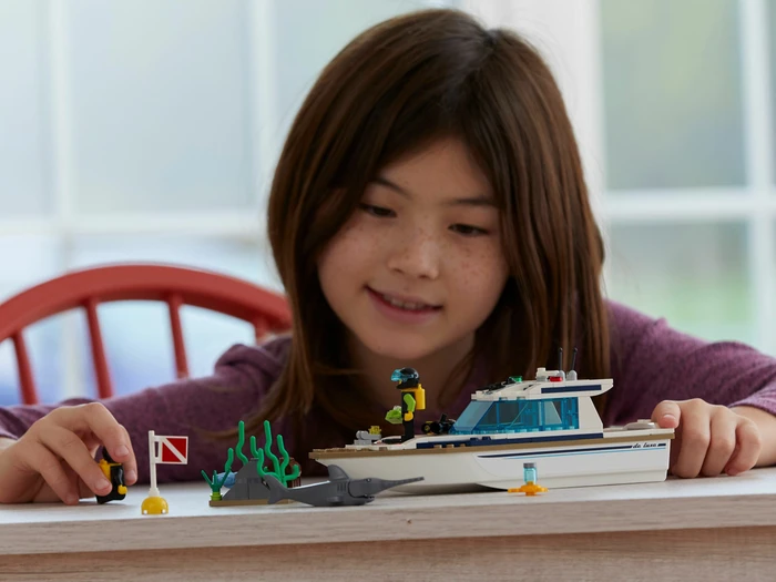 LEGO City Starke Fahrzeuge - Tauchyacht