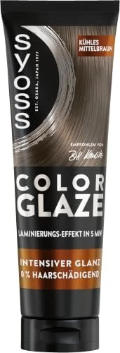Syoss Intense Color Glaze Haartönung kühles mittelbraun, 130ml