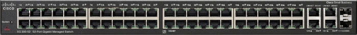 Cisco SG300 Rackmount Gigabit Managed Switch, 50x RJ-45, 2x RJ-45/SFP