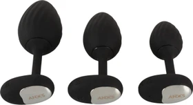 Anos RC Analplug mit Vibration-Set, 3-tlg.