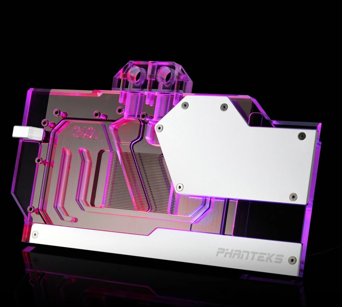 Phanteks Glacier G40 MSI, RTX 4090 Suprim & Gaming weiß, mit Backplate
