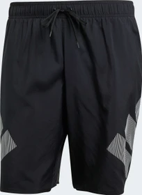 adidas Big Bars 8 Zoll Badeshorts schwarz/weiß (Herren)