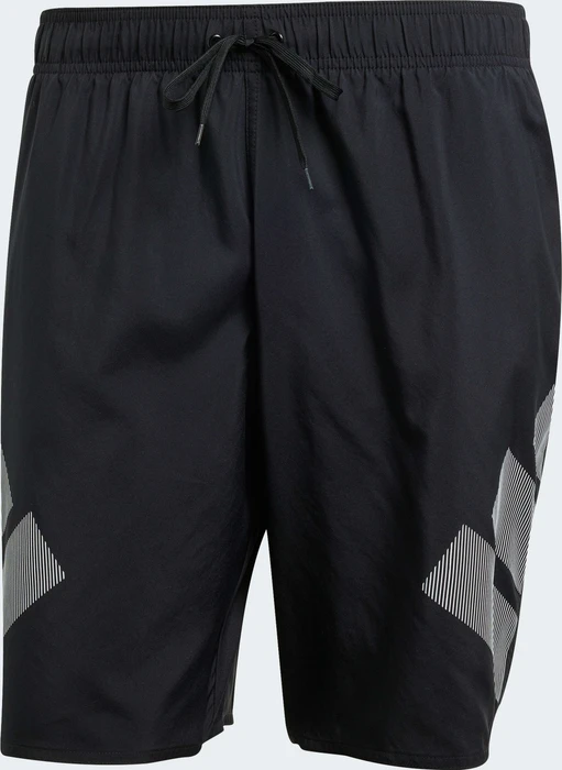 adidas Big Bars 8 Zoll Badeshorts schwarz/weiß (Herren)