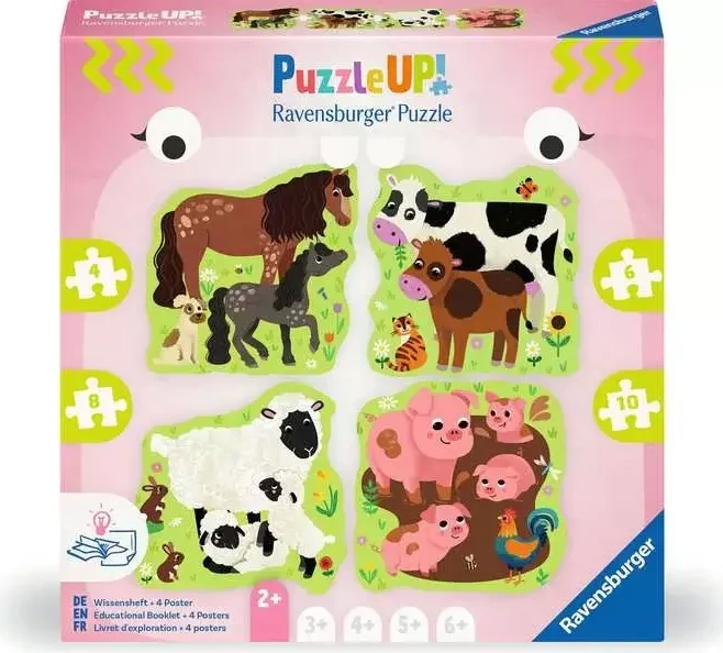 Ravensburger Puzzle Up! Bauernhoftiere