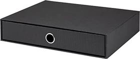 Rössler 1er Schubladenbox, 1 Schublade, A4, schwarz
