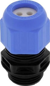 Wiska ESKE/1-i 25 MFD 04/060 Ex-Kabelverschraubung, Kunststoff, RAL 9005/5012, M25, mit montiertem MFD