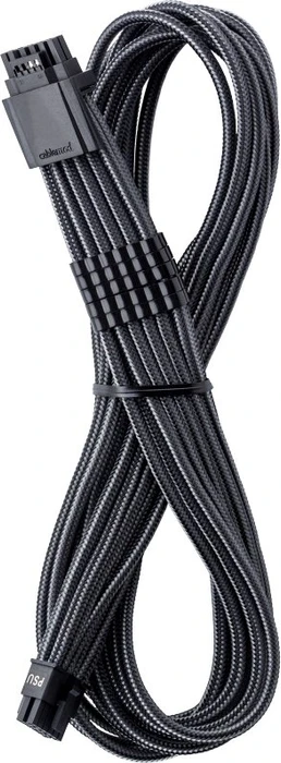 CableMod Universal Pro ModMesh, 12V-2x6 Kabel, StealthSense, natives 12V-2x6 Kabel, 1x 16-Pin PCIe 5.1 Stecker auf 16-Pin PCIe 5.1 Stecker, carbon, 60cm