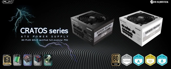 Raijintek CRATOS 850 BLACK 850W, ATX 3.1