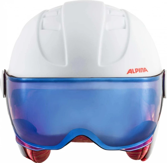 Alpina Carat LE Visor HM Helm white/flamingo matt (Junior)