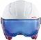 Alpina Carat LE Visor HM Helm white/flamingo matt (Junior) Vorschaubild