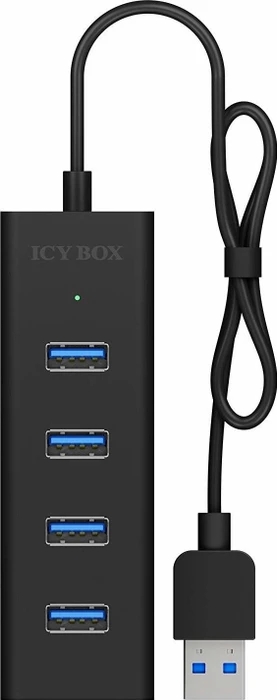RaidSonic Icy Box IB-HUB1409-U3 USB-Hub, 4x USB-A 3.0, USB-A 3.0 [Stecker]