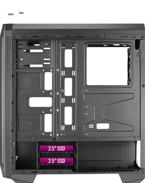AeroCool Skyline ARGB, Lüfter LED ARGB, Acrylfenster