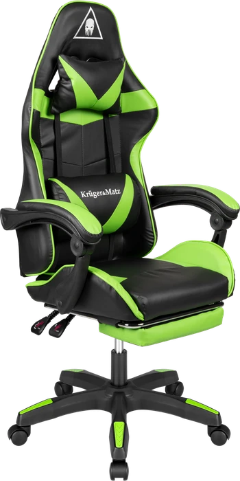 Krüger&Matz Warrior GX-150 Gamingstuhl, schwarz/grün