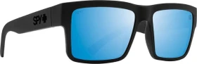 Spy Optics Montana black soft matte/happy boost polar ice blue mirror