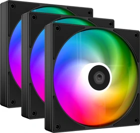 ID-Cooling AS-120-ARGB-K Trio, schwarz, 120mm, 3er-Pack