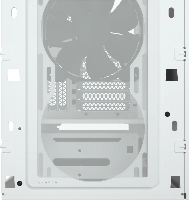 Corsair 4000D Airflow, weiß, Glasfenster