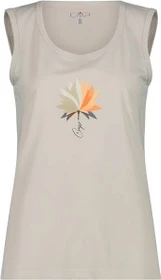 CMP Frontgrafik Tanktop Funktionsshirt ärmellos vaniglia/salmone (Damen)
