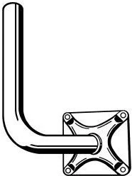 Kathrein ZAS 62 Wandhalterung 25.5cm