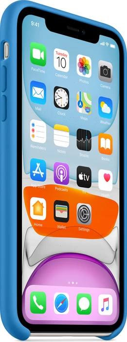 Apple Silikon Case für iPhone 11 surfblau