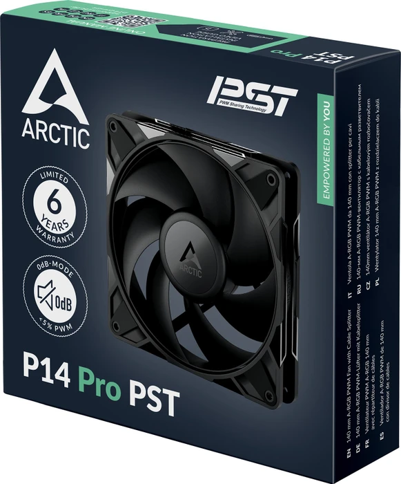 ARCTIC P14 Pro PST, schwarz, 140mm