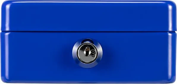 Burg-Wächter Money 5012 Geldkassette, blau, Schlüsselschloss