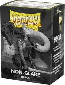 Dragon Shield Matte Sleeves Standard black Non-Glare, 100 Stück