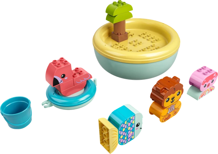 LEGO DUPLO - Badewannenspaß: Schwimmende Tierinsel