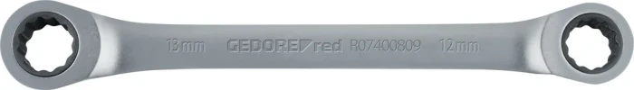 Gedore red R07400809 Doppelringratschenschlüssel, 8/9x128mm