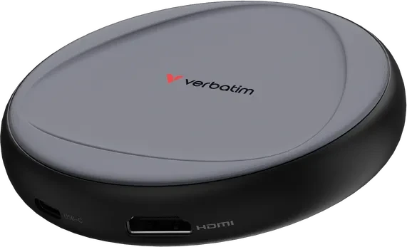 Verbatim WDA-02 USB-C Wireless Display Adapter with Hub, USB-C 3.0 (Stecker)