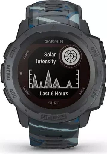 Garmin Instinct Solar Surf pipeline