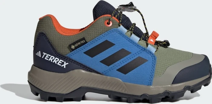 adidas Terrex GTX tent green/core black/ray blue (Junior)