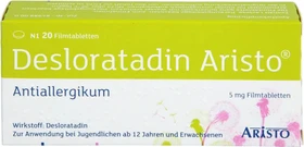 Aristo Pharma Desloratadin Aristo 5mg Filmtabletten, 20 Stück