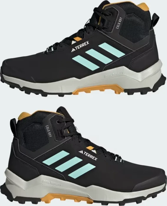 adidas Terrex AX4 Mid Beta Cold.RDY core black/semi flash aqua/preloved yellow (Herren)