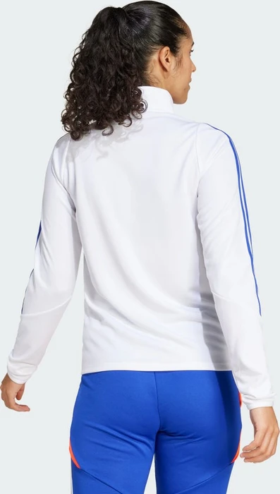 adidas Tiro 24 Funktionsshirt langarm white/lucid blue/app solar red (Damen)