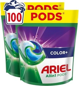 Ariel Color+ Allin1 Pods Waschmittel,   100 Stück (2x 50 Stück)