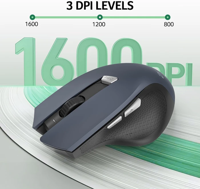 Acer OMR266 2.4GHz Wireless Mouse blau/schwarz, USB