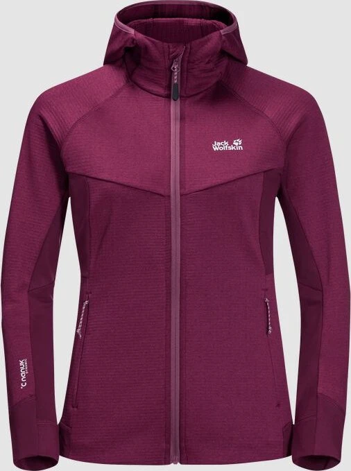 Jack Wolfskin Hydro Grid Fleece Jacke wild berry (Damen)
