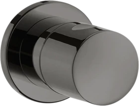 Hansgrohe AXOR Uno Absperrventil Unterputz polished black chrome