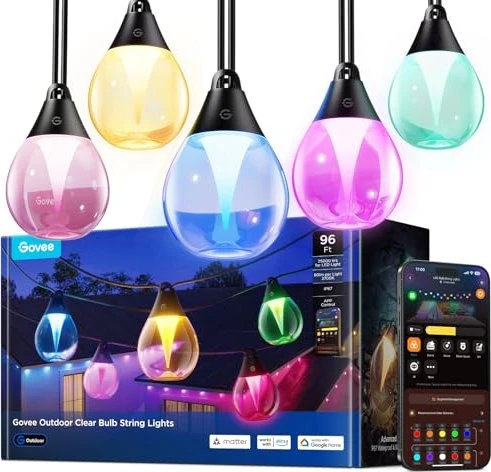 Govee Lichterkette LED warmweiß RGBIC