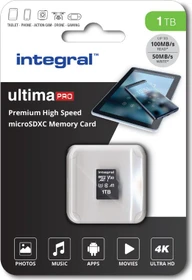 Integral Premium High Speed R100/W50 1TB, UHS-I U3, A1, Class 10
