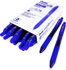 Pentel EnerGel X BL107 0.7mm/0.35mm Gelroller blau/transparent, 12er-Pack