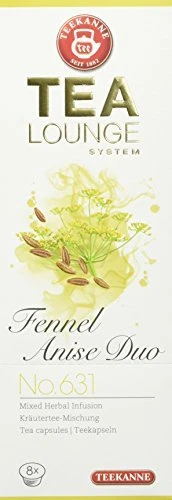 Teekanne TeaLounge no. 631 Fennel Anise Duo Teekapseln, 8 Stück