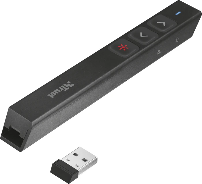 Trust Sqube Ultra-Slim Presenter schwarz, USB-A