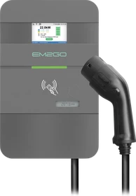 EM2GO AC Wallbox Pro Power 22kW, 7.5m Ladekabel
