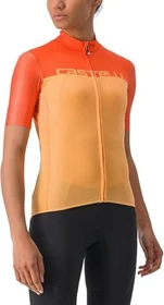 Castelli Velocissima Trikot kurzarm soft orange/scarlet ibis (Damen)