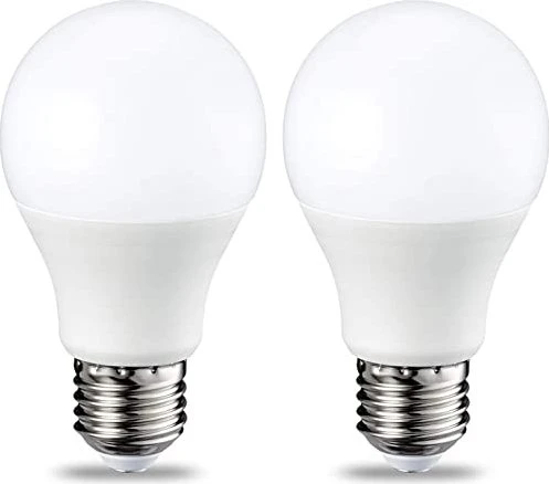 AmazonBasics LED-Leuchtmittel 60 9W/827 E27, 2 Stück