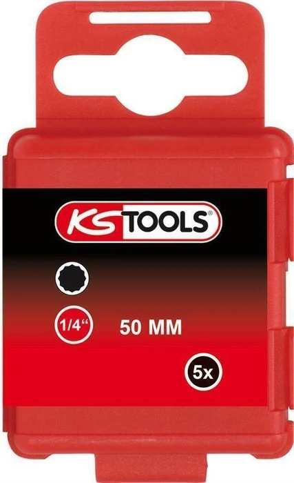 KS Tools Classic Innenzwölfkant Bit 1/4", M3x50mm, 5 Stück